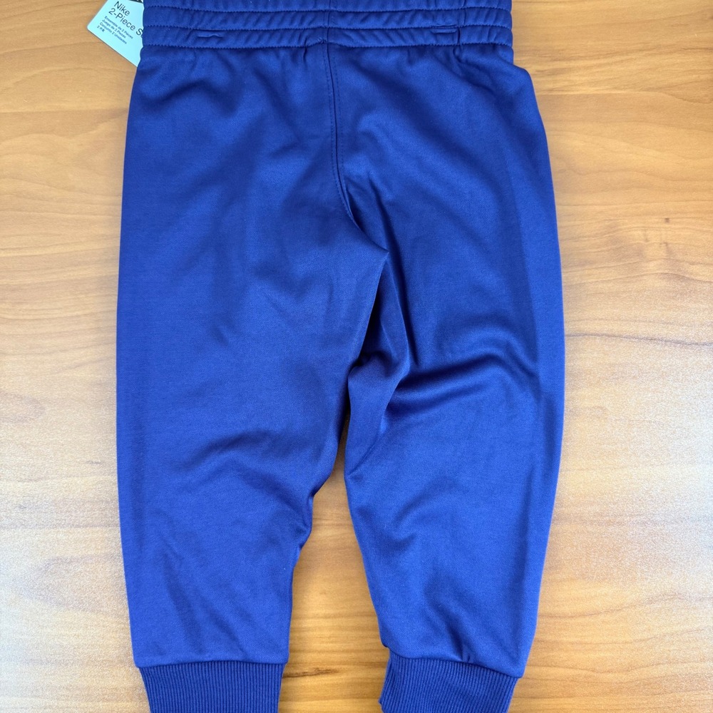 Nike Boys 2-Piece Tracksuit Set Midnight‎ Navy Orange 86M510-U90 Size 4 NEW - Picture 10 of 10